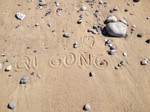 Qi gong à la plage avec Hélène Petre